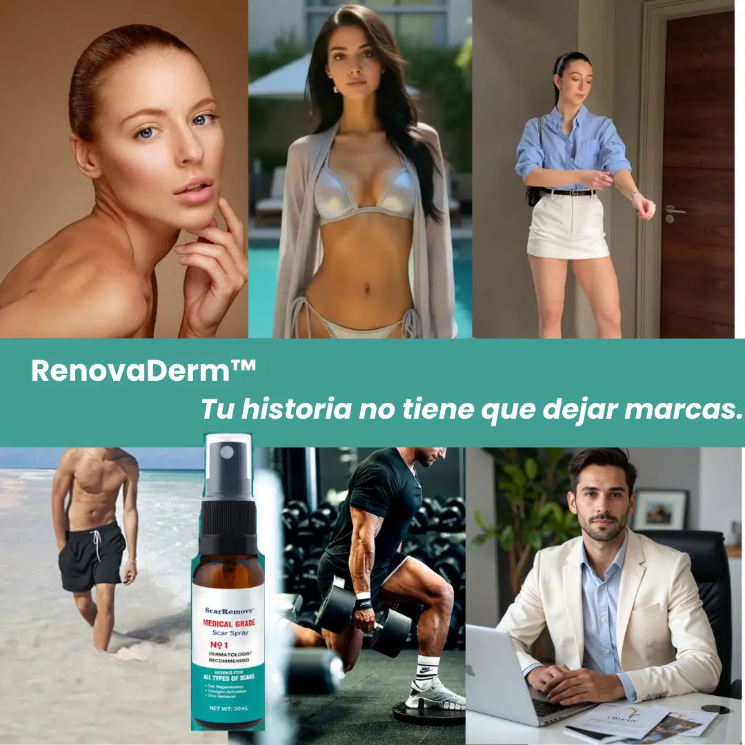 RenovaDerm™: Spray para cicatrices + Envío GRATIS