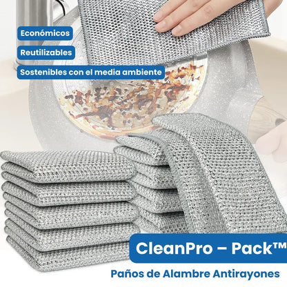 ¡NUEVOS! CleanPro – Pack™: Paños mágicos de limpieza x 10 unidades + Envío GRATIS