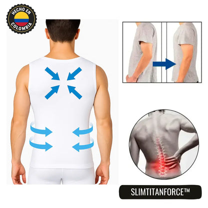 SlimTitanForce™: Camisilla de compresión + Envío GRATIS