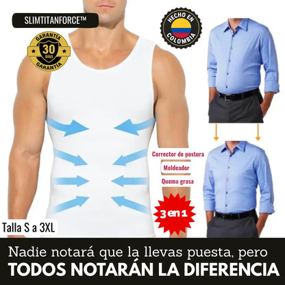 SlimTitanForce™: Camisilla de compresión + Envío GRATIS