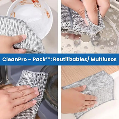 ¡NUEVOS! CleanPro – Pack™: Paños mágicos de limpieza x 10 unidades + Envío GRATIS