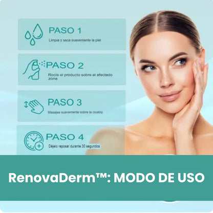 RenovaDerm™: Spray para cicatrices + Envío GRATIS