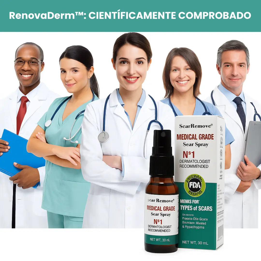 RenovaDerm™: Spray para cicatrices + Envío GRATIS